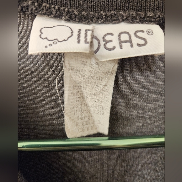 Vintage - 80's IDEAS Velour Black Jumpsuit Romper - Size L - Picture 5 of 9